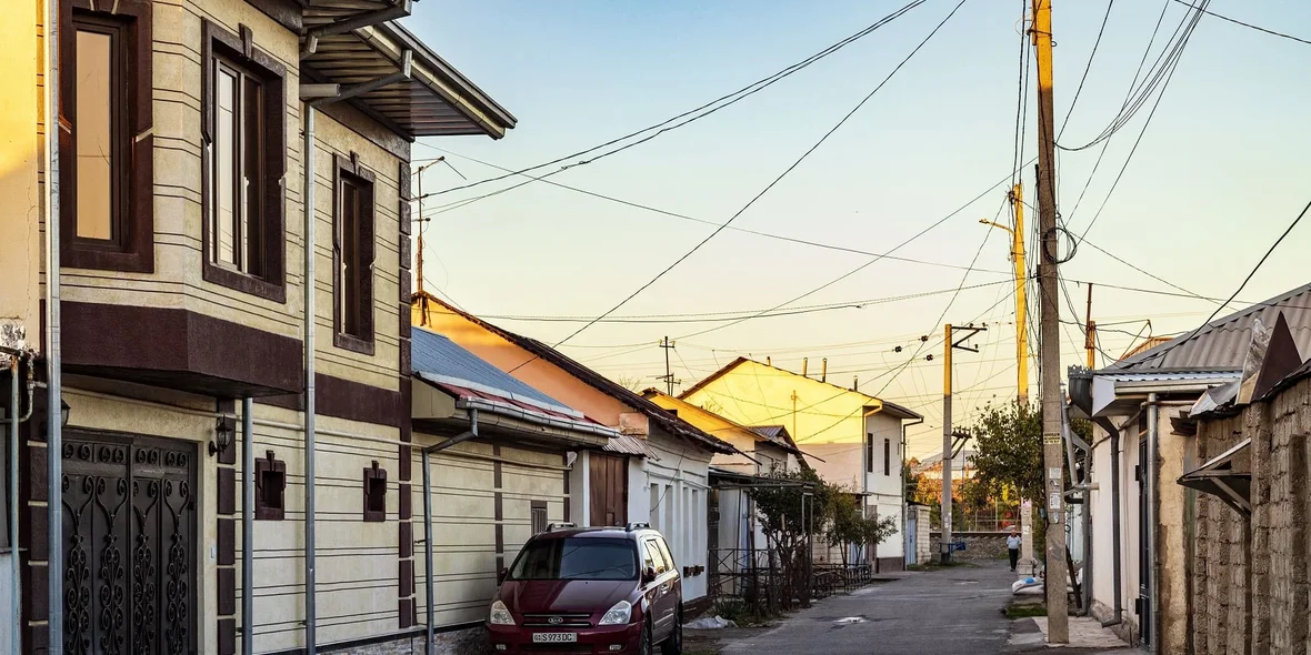 Спальный район Ташкента