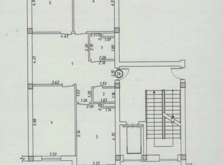 Kvartira 3 xonalar 102 m² in Shaykhontohur Tumani