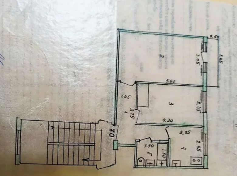 Квартира 2 комнаты 45 м² Ташкент, Узбекистан