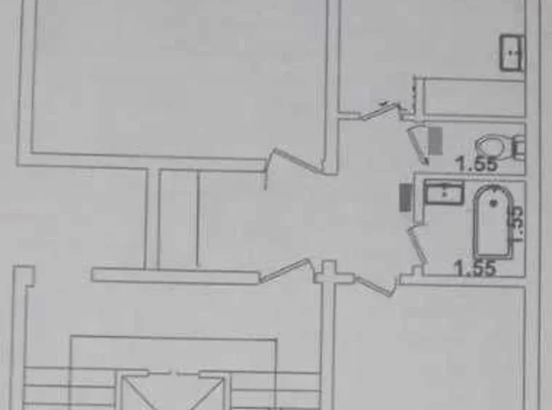 Квартира 2 комнаты 60 м² Ташкент, Узбекистан