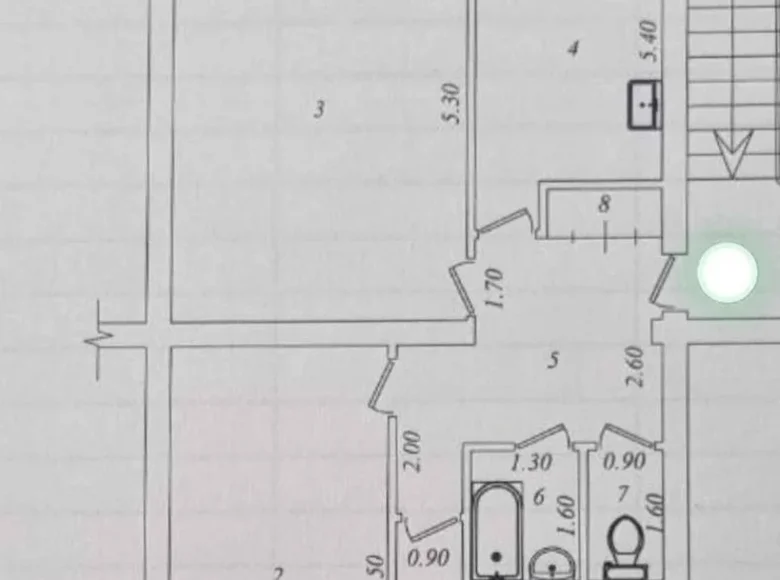 Kvartira 3 xonalar 75 m² Toshkentda