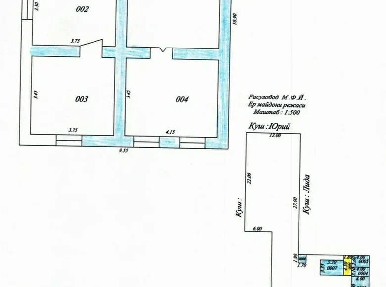 Uy 5 xonalar 187 m² in Shaykhontohur Tumani