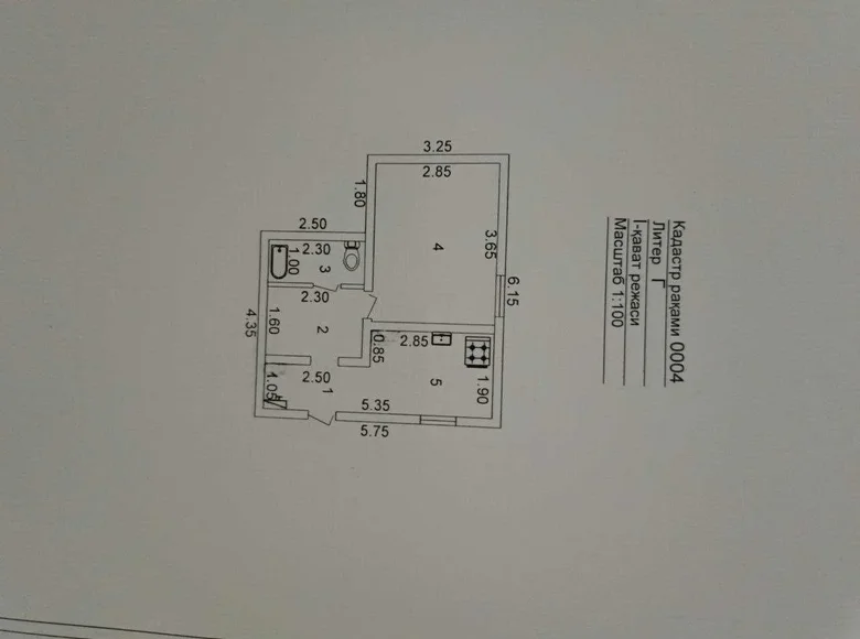 Дом 1 комната 31 м² Шайхантаурский район, Узбекистан