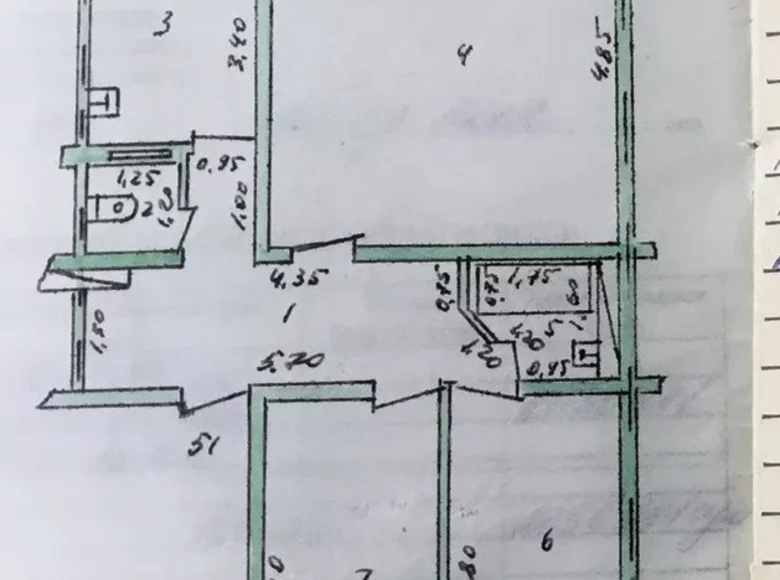 Квартира 3 комнаты 86 м² Ташкент, Узбекистан