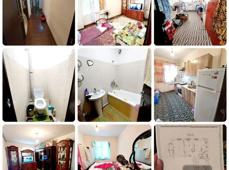 Kvartira 3 xonalar 60 m² Khanabadda