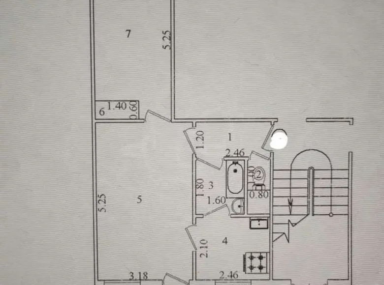 Квартира 2 комнаты 48 м² в Ташкенте, Узбекистан