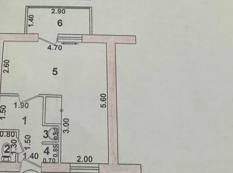 Квартира 1 комната 32 м² Бешкурган, Узбекистан