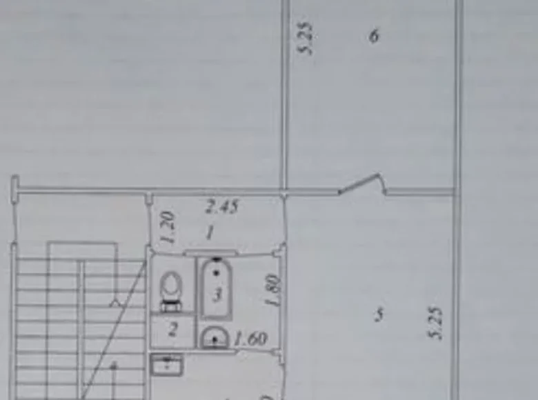 Kvartira 2 xonalar 50 m² Yalangachda