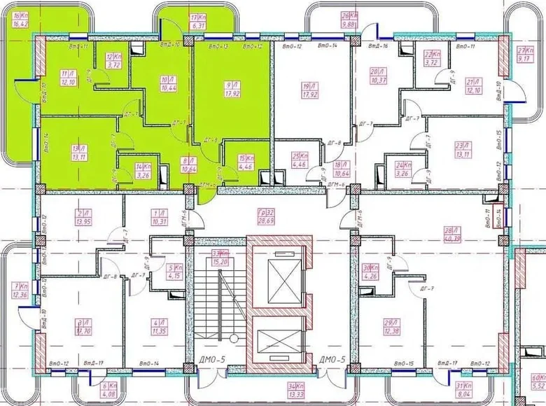 Квартира 3 комнаты 83 м² Ташкент, Узбекистан