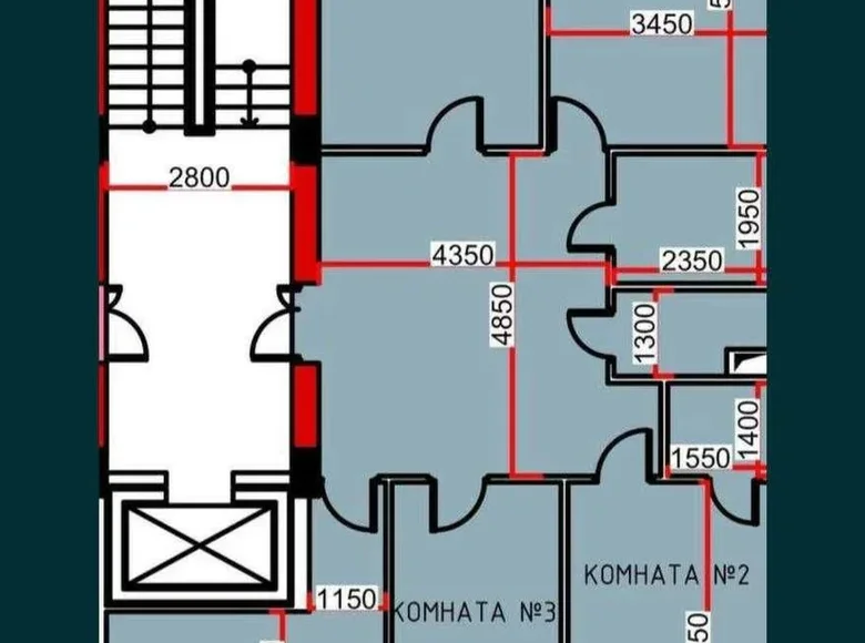 Kvartira 4 xonalar 111 m² Toshkentda