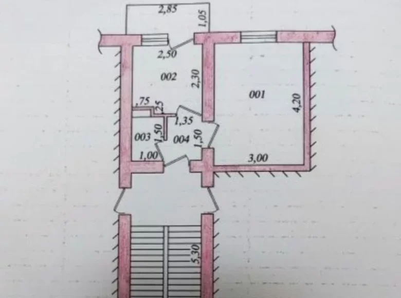 Квартира 1 комната 28 м² Ташкент, Узбекистан