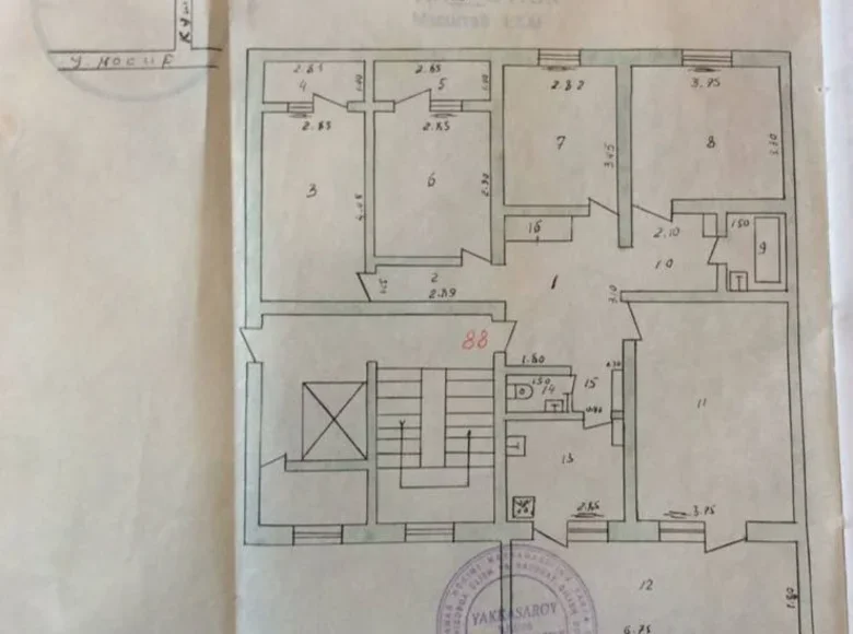 Kvartira 5 xonalar 111 m² Toshkentda