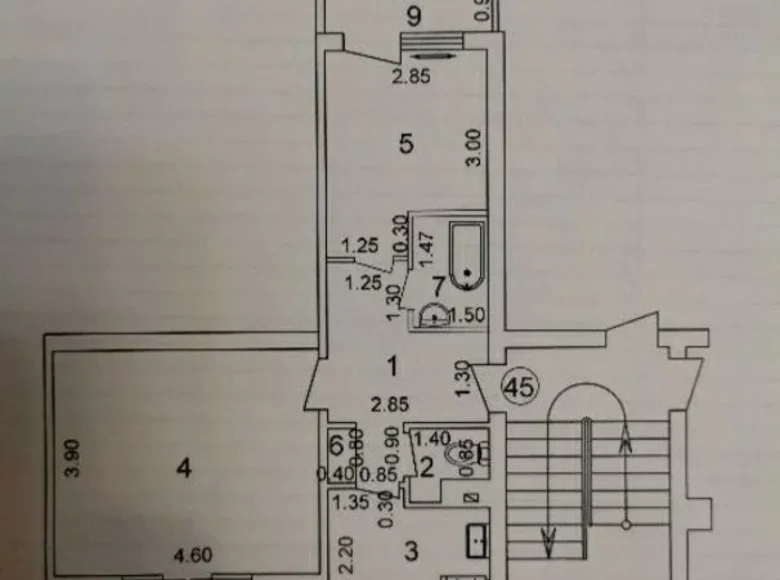 Квартира 2 комнаты 60 м² Ташкент, Узбекистан