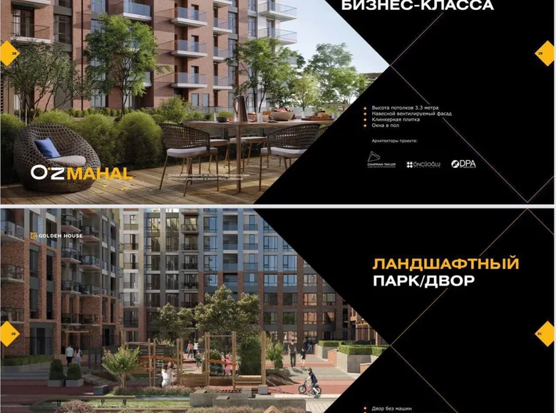Kvartira 2 xonalar 63 m² Toshkentda