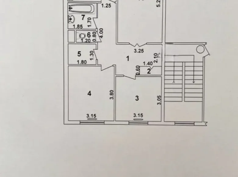 Kvartira 3 xonalar 79 m² in Shaykhontohur Tumani