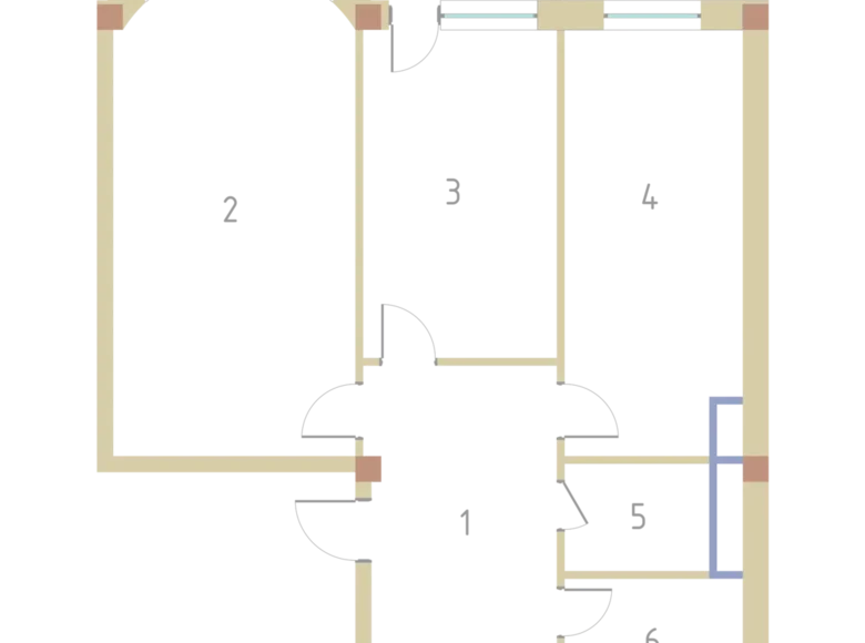 Квартира 2 комнаты 85 м² Ташкент, Узбекистан