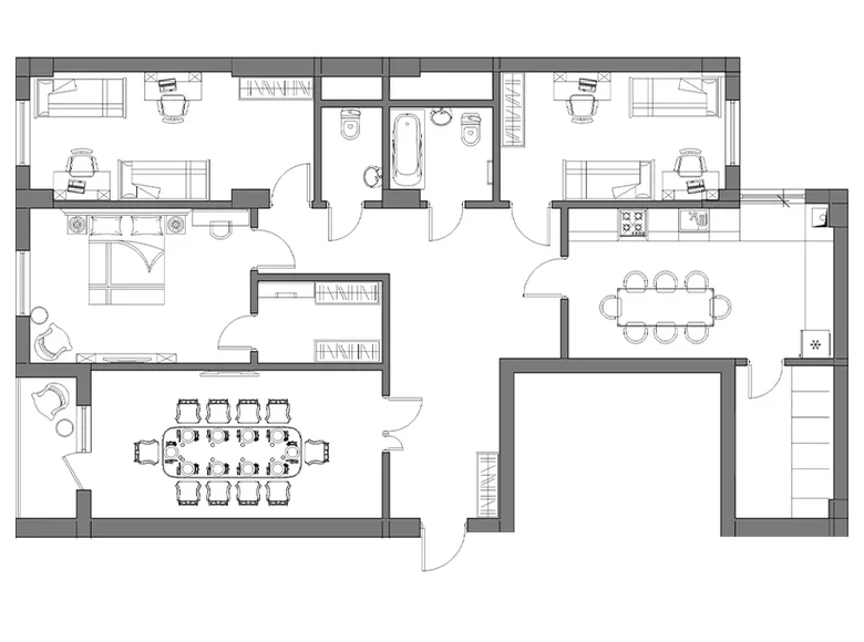 Квартира 4 комнаты 136 м² Ташкент, Узбекистан