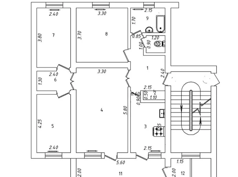 Квартира 4 комнаты 92 м² Ташкент, Узбекистан