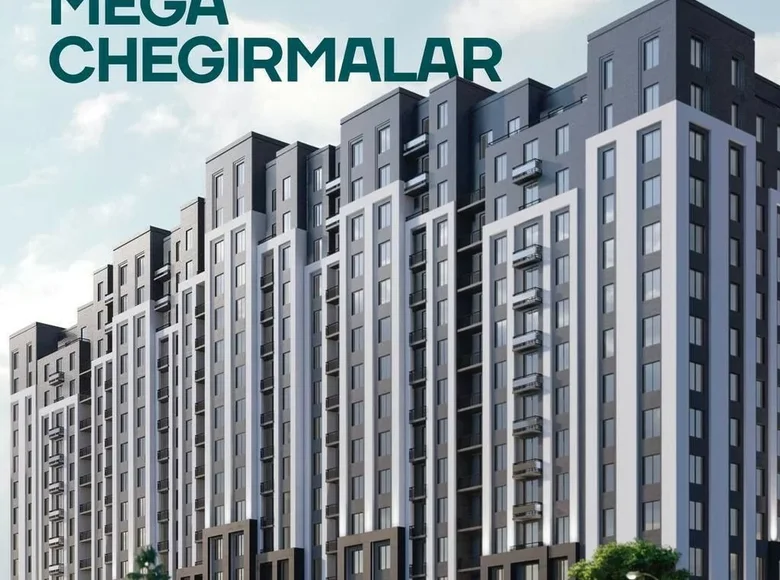 Kvartira 2 xonalar 43 m² Toshkentda