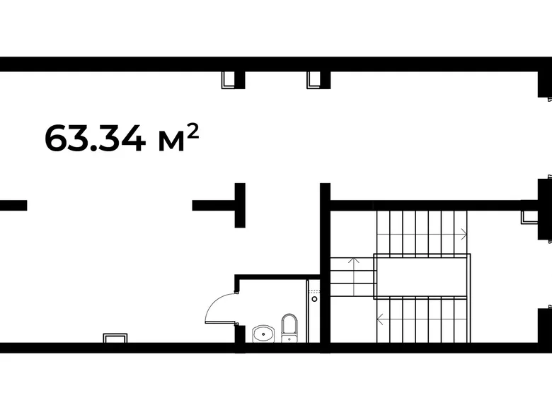 Kvartira 63 m² Toshkentda