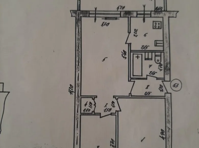 Квартира 3 комнаты 67 м² Ташкент, Узбекистан