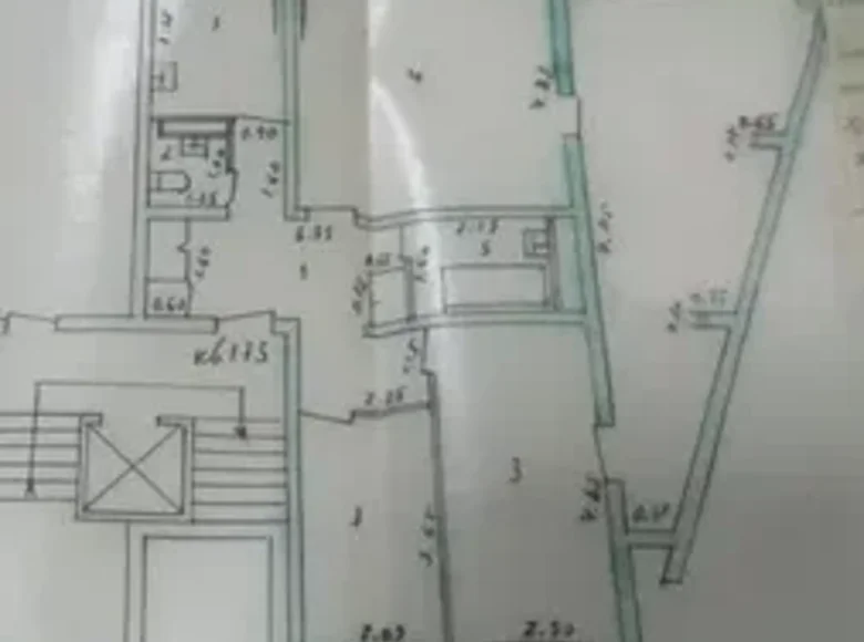 Kvartira 3 xonalar 87 m² Toshkentda