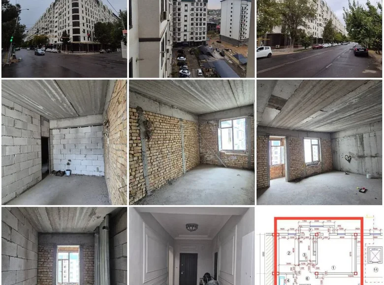 Квартира 3 комнаты 97 м² Ташкент, Узбекистан
