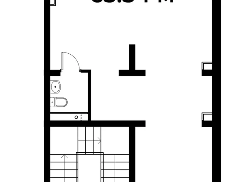 Kvartira 63 m² Toshkentda
