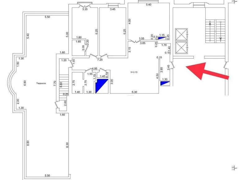 Квартира 3 комнаты 180 м² Ташкент, Узбекистан