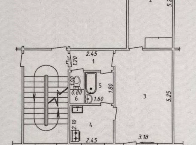 Kvartira 2 xonalar 48 m² Toshkentda