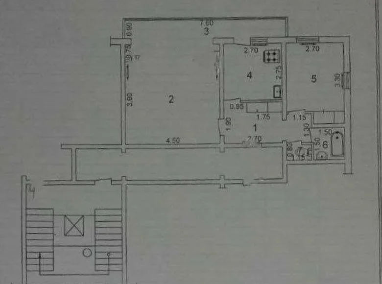 Квартира 2 комнаты 59 м² Ташкент, Узбекистан