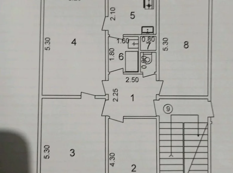 Kvartira 4 xonalar 82 m² Toshkentda