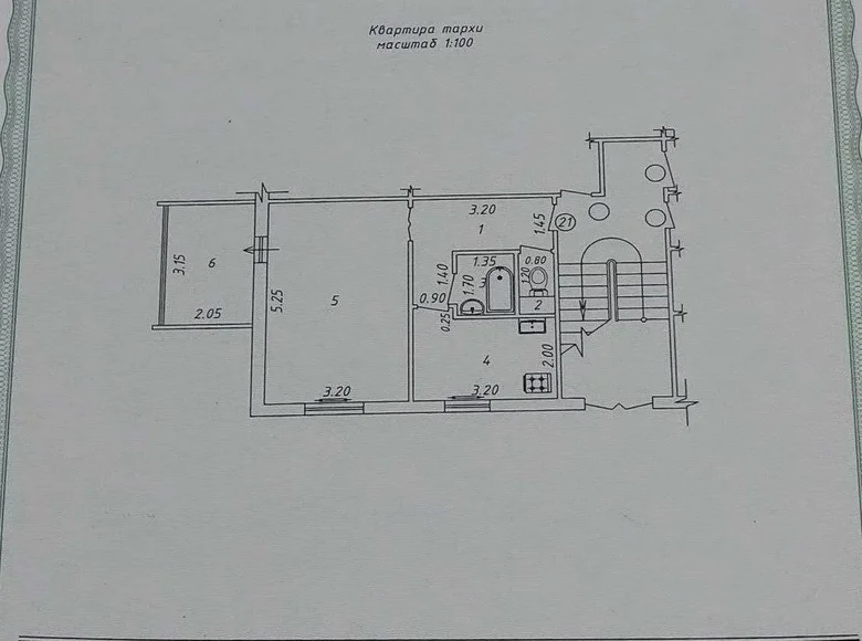 Квартира 1 комната 39 м² Шайхантаурский район, Узбекистан