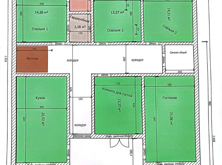 Дом 8 комнат 3 400 м² Ханабад, Узбекистан