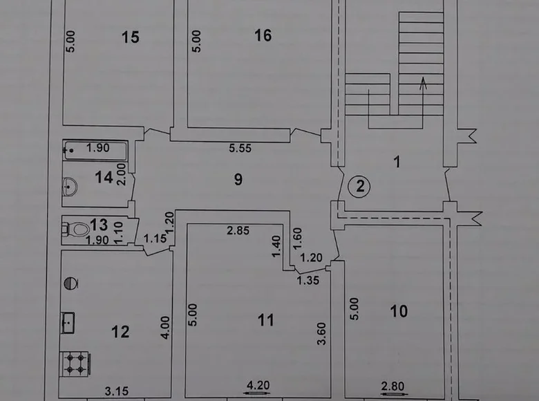 Квартира 4 комнаты 102 м² Ташкент, Узбекистан