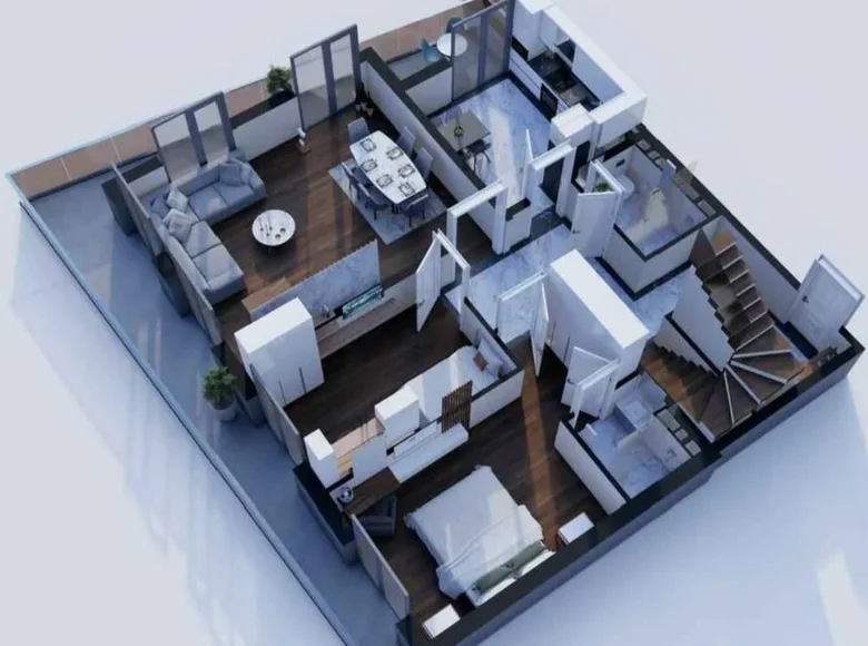 Ko'p darajali kvartiralar 3 xonalar 189 m² Toshkentda