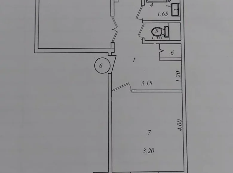 Квартира 2 комнаты 57 м² Ташкент, Узбекистан