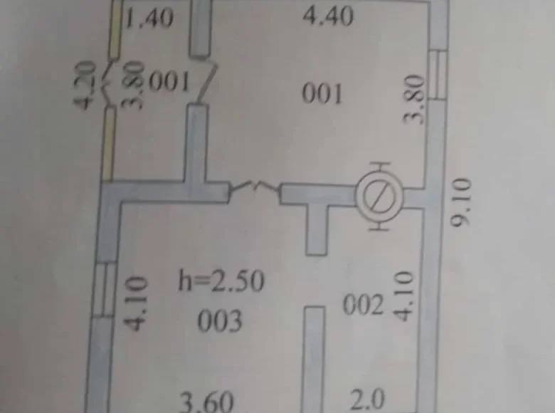 Дом 3 комнаты 9 м² Ханабад, Узбекистан