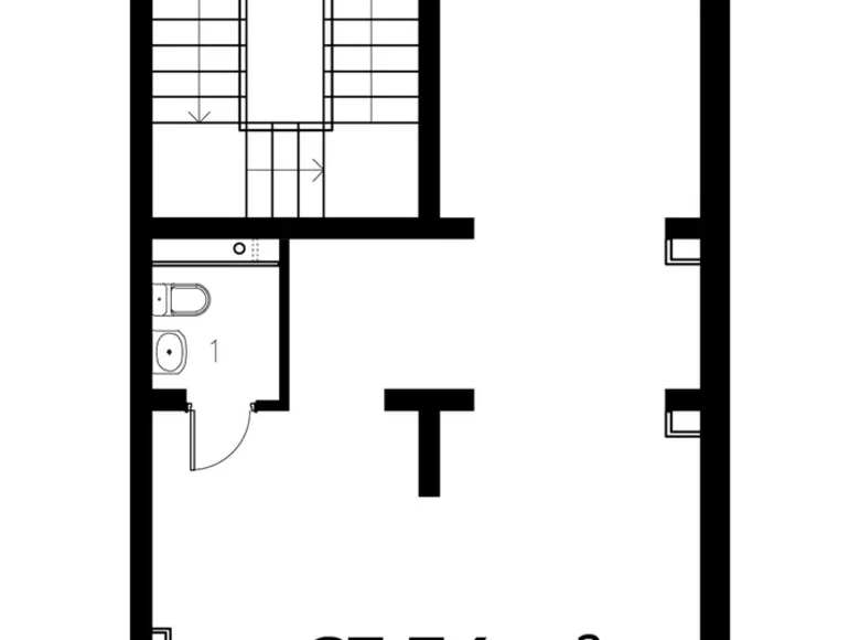 Kvartira 63 m² Toshkentda