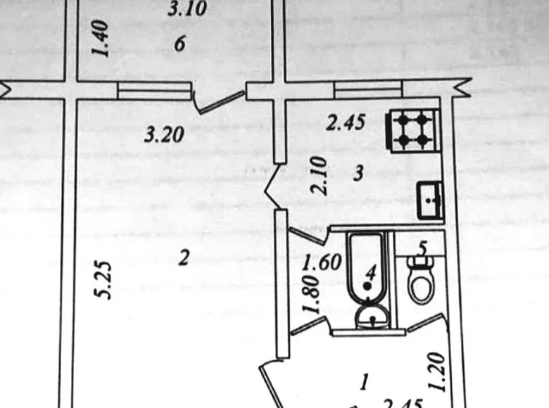 Квартира 1 комната 35 м² Ташкент, Узбекистан