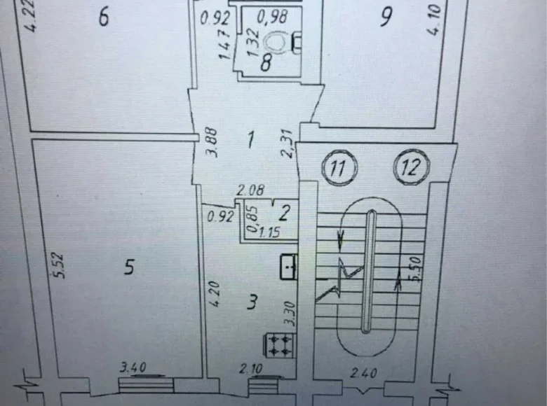 Квартира 3 комнаты 75 м² Ташкент, Узбекистан