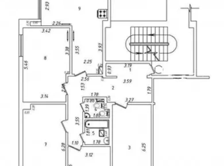 Квартира 4 комнаты 110 м² Ташкент, Узбекистан