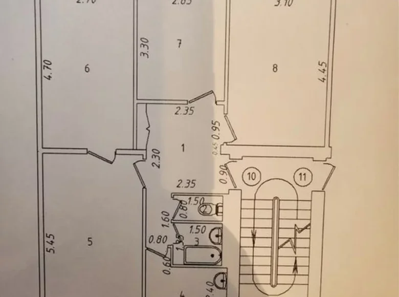 Kvartira 4 xonalar 83 m² Toshkentda