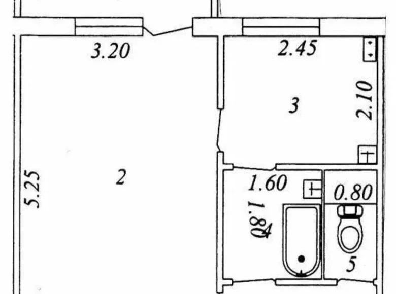 Квартира 1 комната 40 м² Ташкент, Узбекистан