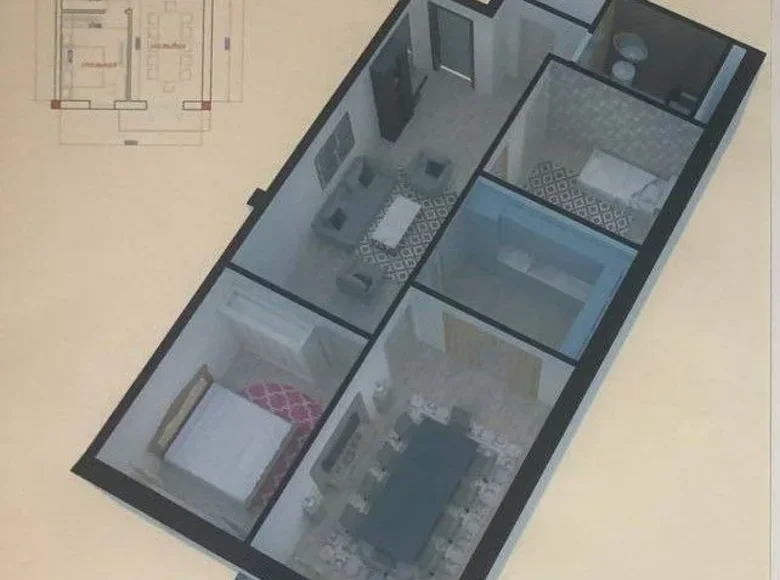 Квартира 3 комнаты 95 м² Ташкент, Узбекистан
