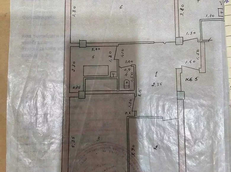 Kvartira 3 xonalar 120 m² Toshkentda