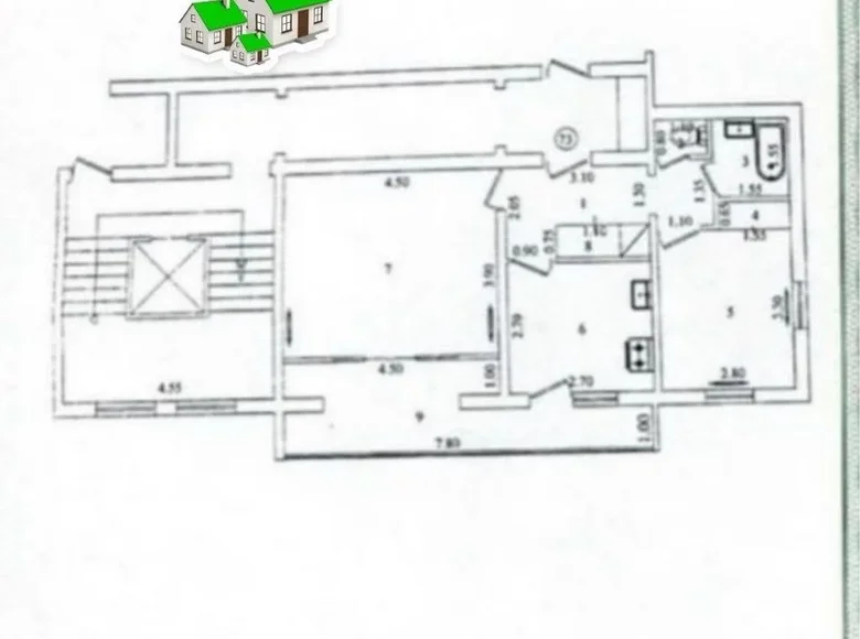 Квартира 2 комнаты 60 м² Ташкент, Узбекистан