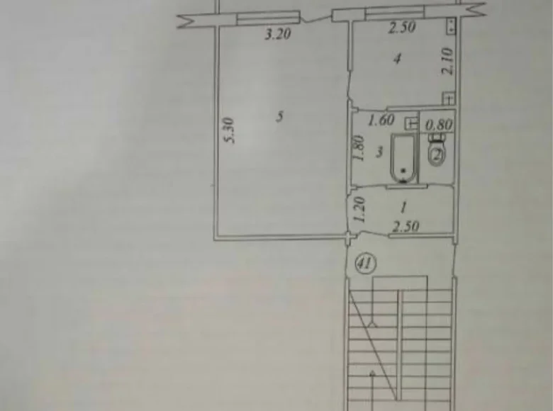 Квартира 1 комната 38 м² Ташкент, Узбекистан