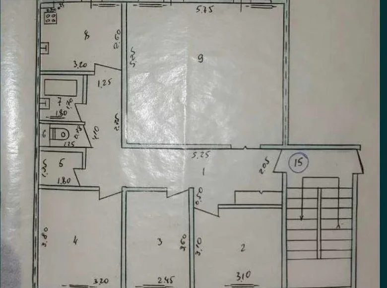 Kvartira 5 xonalar 115 m² Toshkentda