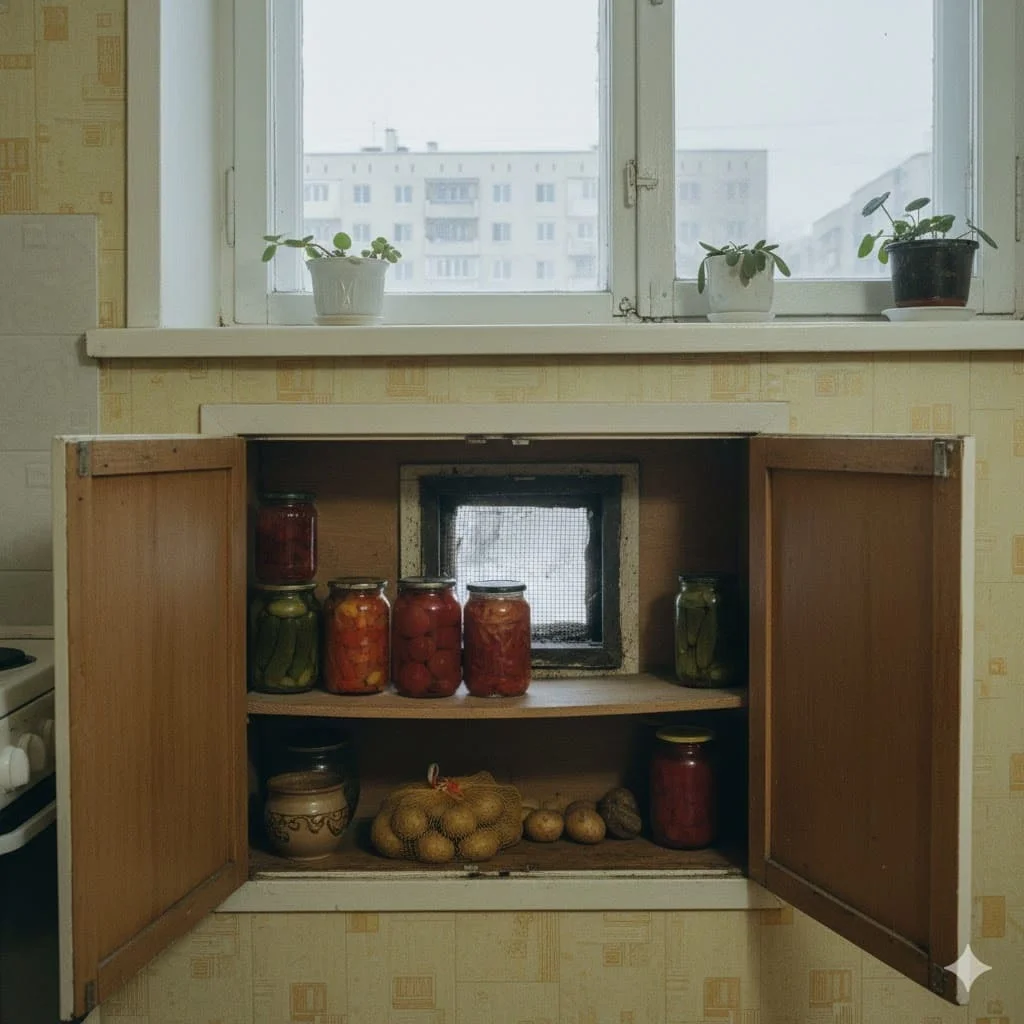 Холодильник на балконе